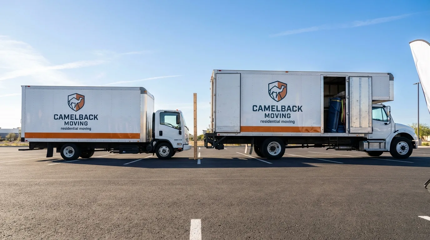 Moving truck size capacity guide in Baldwinsville